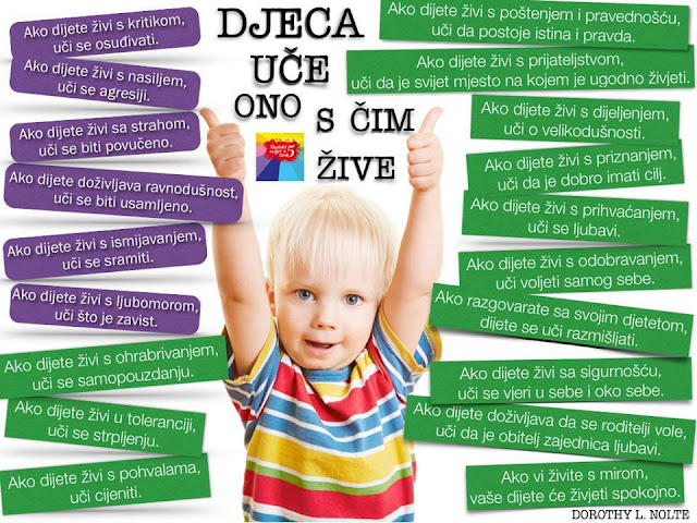 DJECA UČE ONO S ČIM ŽIVE