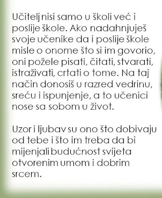 UČITELJ KAO UZOR