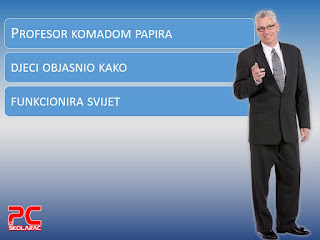 PROFESOR KOMADOM PAPIRA DJECI OBJASNIO KAKO FUNKCIONIRA SVIJET