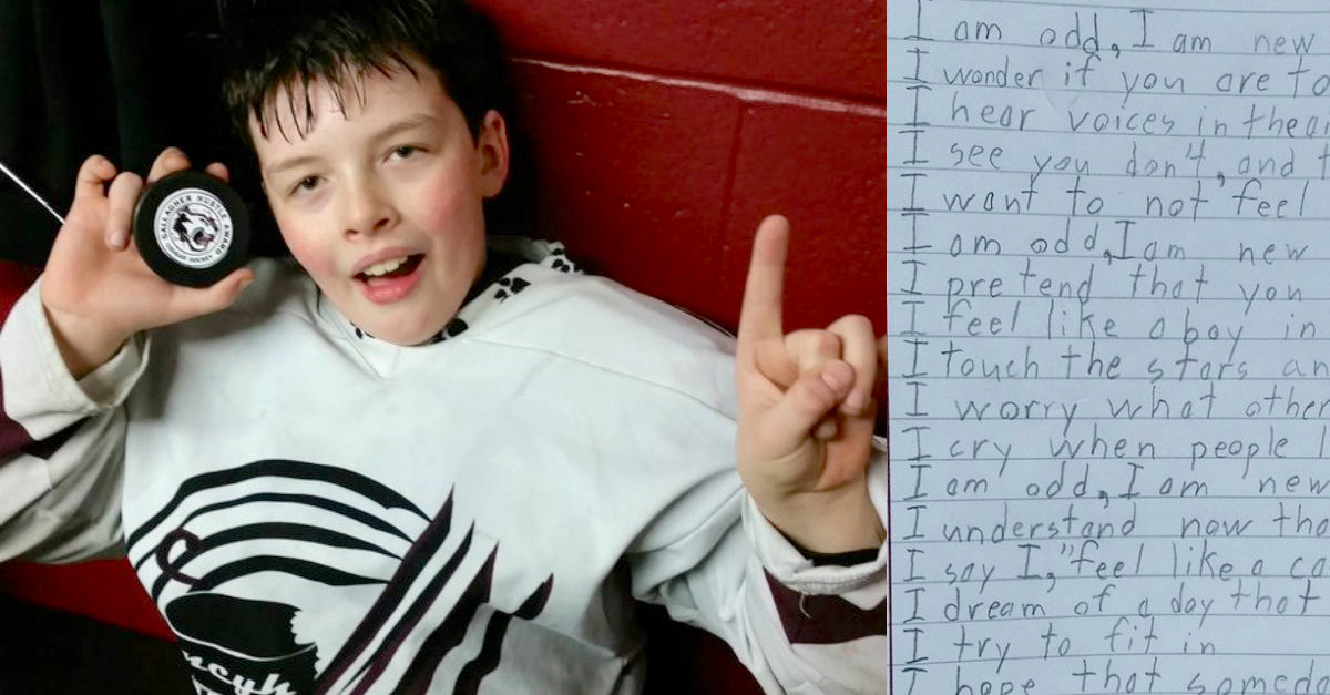 “JA SAM ČUDAN, JA SAM NOV” AUTISTIČNI DJEČAK NAPISAO PJESMU KOJA JE DOTAKLA SVIJET