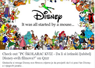 PC ŠKOLARAC KVIZ – Da li si istinski ljubitelj Disney-evih filmova?