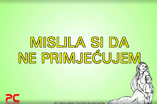 MISLILA SI DA NE PRIMJEĆUJEM