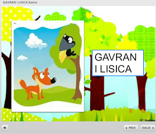 GAVRAN I LISICA – BASNA