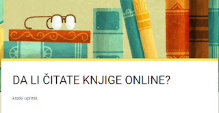 DA LI ČITATE KNJIGE ONLINE?