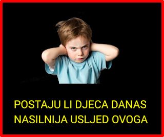 ANKETA : POSTAJU LI DJECA DANAS NASILNIJA USLJED OVOGA