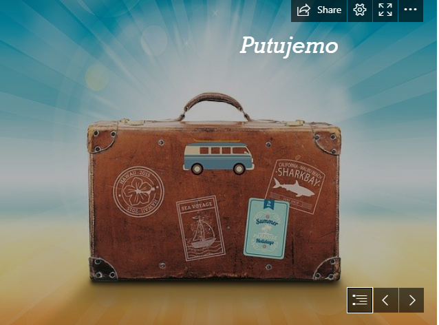 DIGITALNI ALATI – SWAY (SAOBRAĆAJNA SREDSTVA -PRIMJENA U NASTAVI)