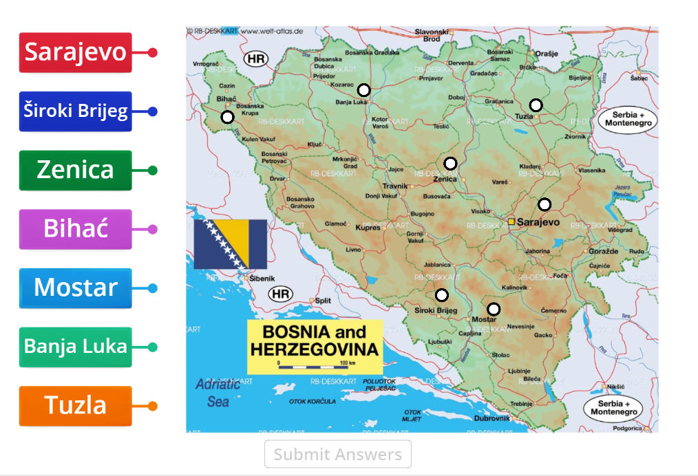 DIGITALNI ALATI – WORDWALL (INTERAKTIVNO UČENJE – KAKO POZNAJEŠ SVOJU DOMOVINU)