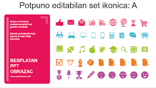 POWER POINT – SET IKONICA ZA UREĐIVANJE OBRASCA