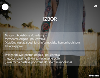 ANKETA – IZBOR (KAKO DALJE SA OBRAZOVANJEM)