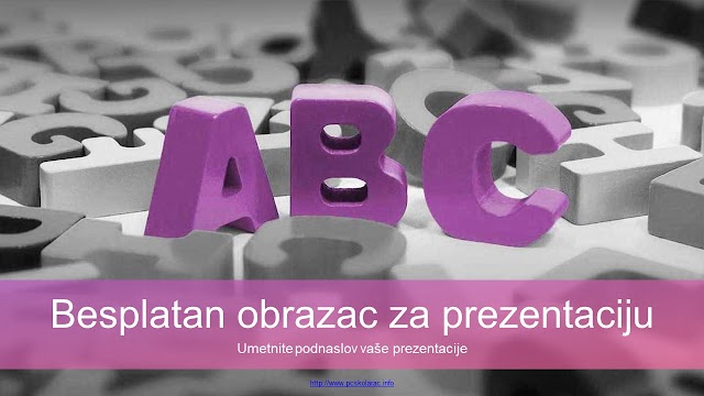 POWERPOINT -OBRAZAC ZA PREZENTACIJU