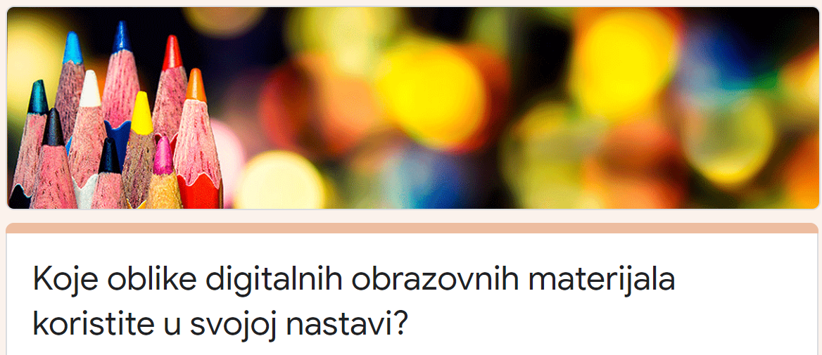 ANKETA O KORIŠTENJU DIGITALNIH ALATA U NASTAVI