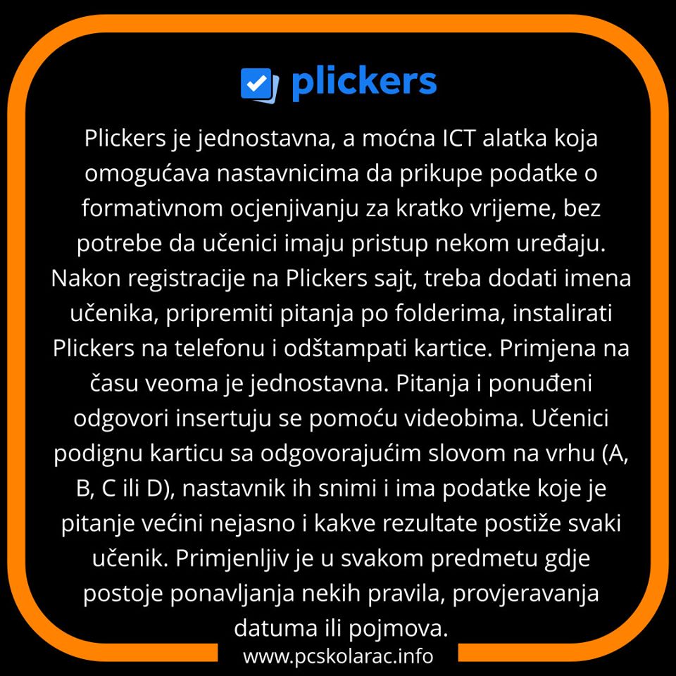 DIGITALNI ALATI – PLICKERS