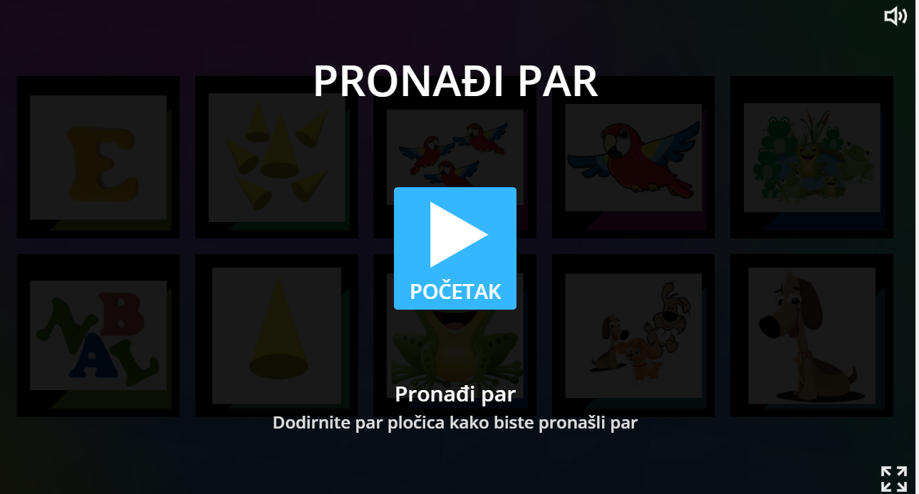 DIGITALNI ALATI – WORDWALL – PRONAĐI PAR