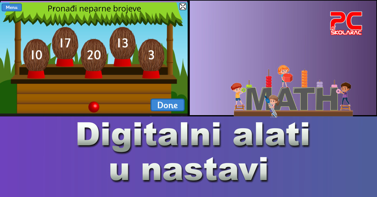 DIGITALNI ALATI – MATEMATIKA – PRONAĐI NEPARNE BROJEVE