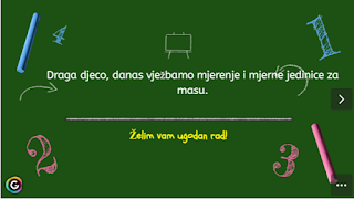 DIGITALNI ALATI – GENIALLY – MJERNE JEDINICE ZA MASU