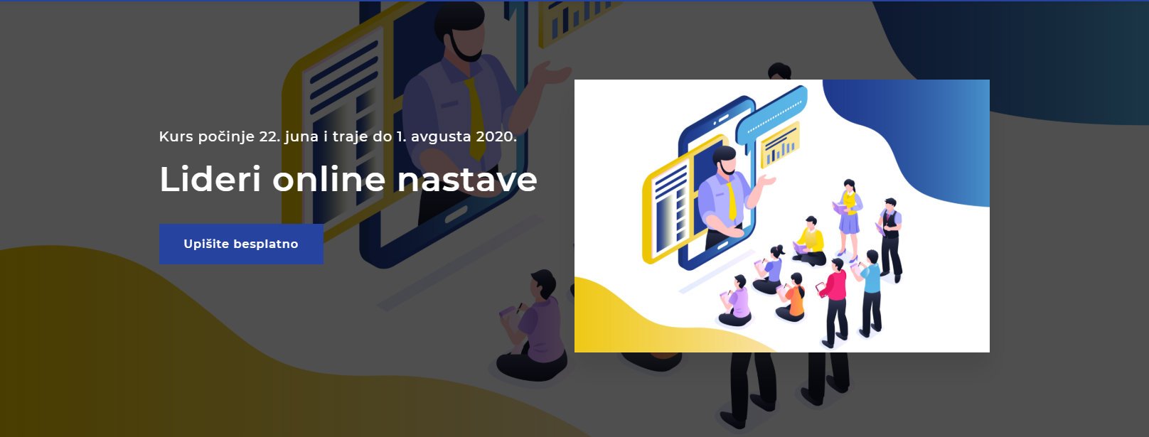 “Lideri online nastave” – besplatan kurs