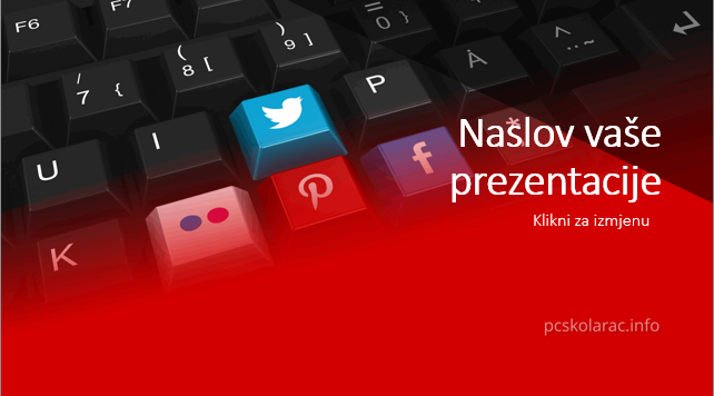 POWERPOINT – OBRAZAC ZA PREZENTACIJU