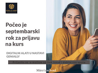 KOMPLETAN KURS DIGITALNI ALATI U NASTAVI – GENIALLY