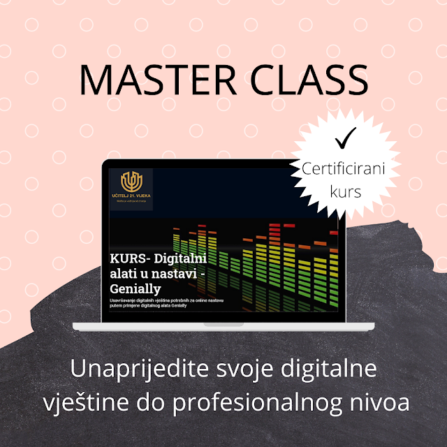 ONLINE KOMPLETAN KURS DIGITALNI ALATI U NASTAVI (AVGUSTOVSKI ROK ZA PRIJAVU)