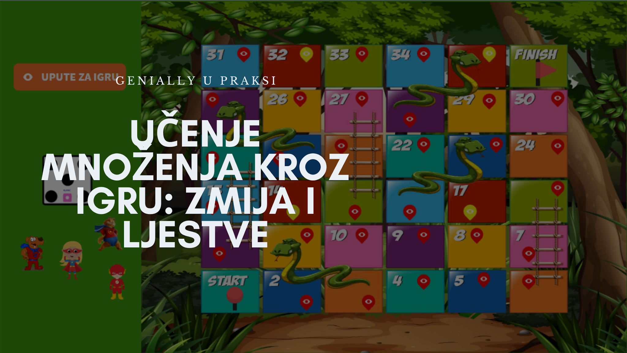 UČENJE MNOŽENJA KROZ IGRU: ZMIJA I LJESTVE
