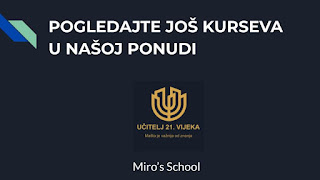 POGLEDAJTE JOŠ KURSEVA U NAŠOJ PONUDI