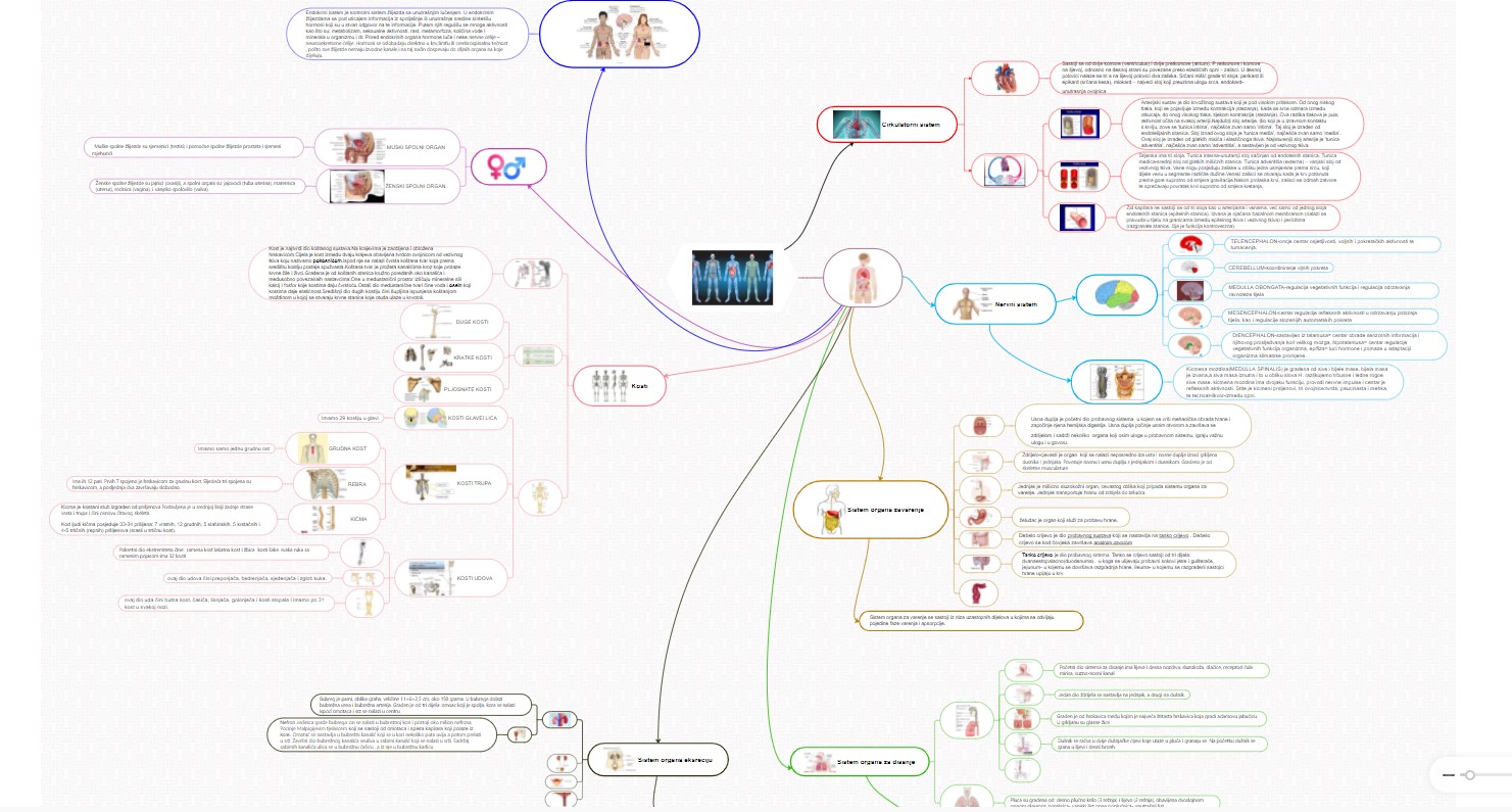 MAPA UMA – EDRAWMIND – BIOLOGIJA