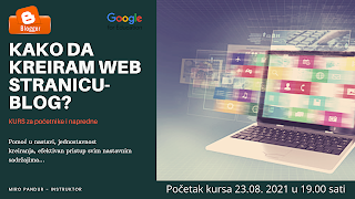 KAKO DA KREIRAM WEB STRANICU-BLOG?