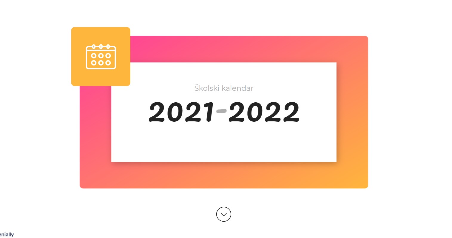 Miro’s School i Učitelj 21.vijeka Vam poklanjaju KALENDAR ZA ŠKOLSKU 2021/2022 GODINU – GENIALLY