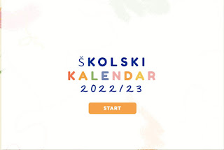 ŠKOLSKI KALENDAR 2022/2023
