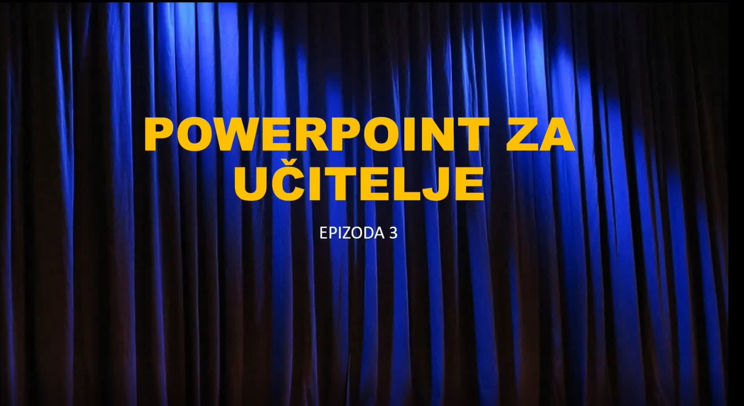 POWERPOINT ZA UČITELJE – EFEKAT ZASTORA