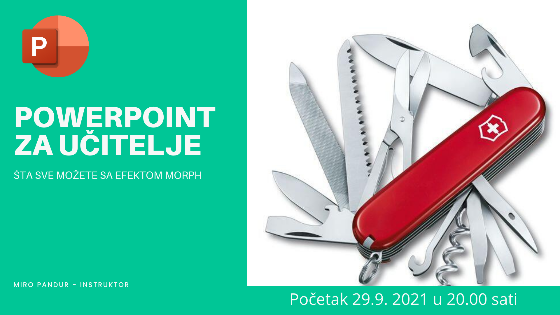 POWERPOINT ZA UČITELJE – ŠTA SVE MOŽETE SA EFEKTOM MORPH