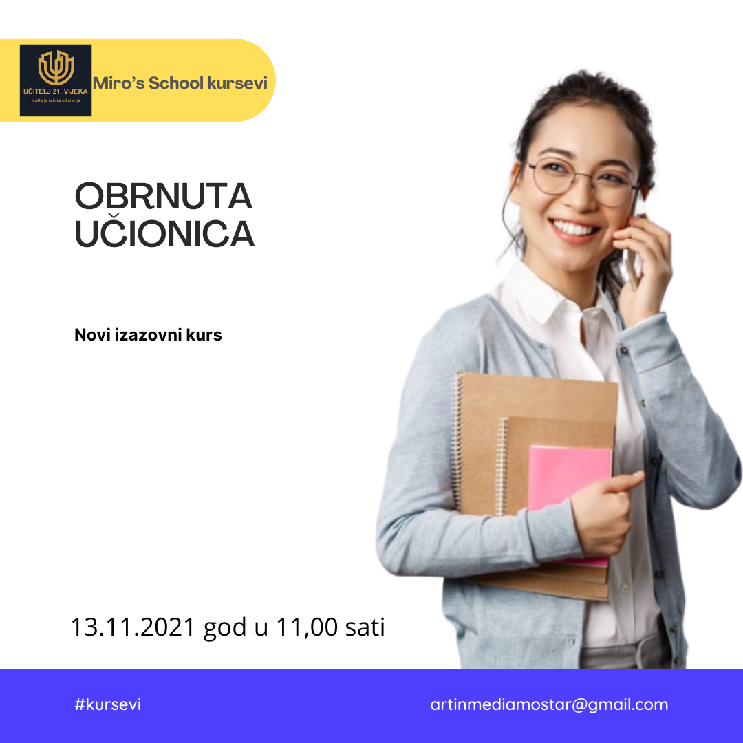 NOVI KURS – OBRNUTA UČIONICA