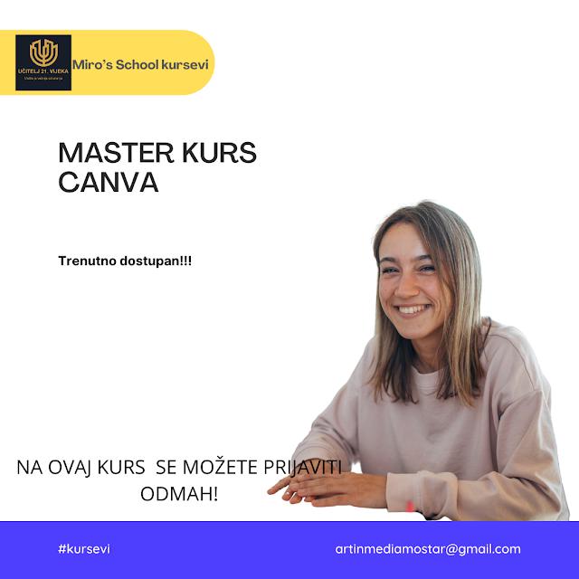 CANVA SVE ŠTO TREBATE ZNATI – MASTER KURS