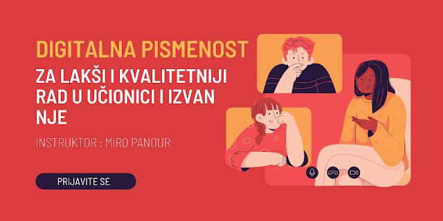 POKLON KOD ZA KURSEVE – DIGITALNA PISMENOST ZA LAKŠI I KVALITETNIJI RAD U UČIONICI I IZVAN NJE