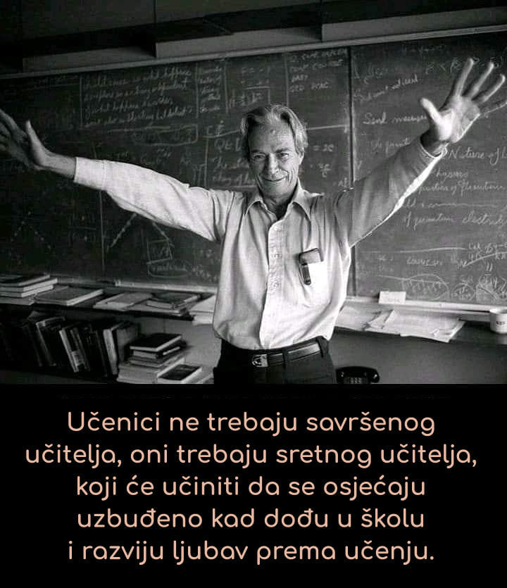 Učenici ne trebaju savršenog učitelja…