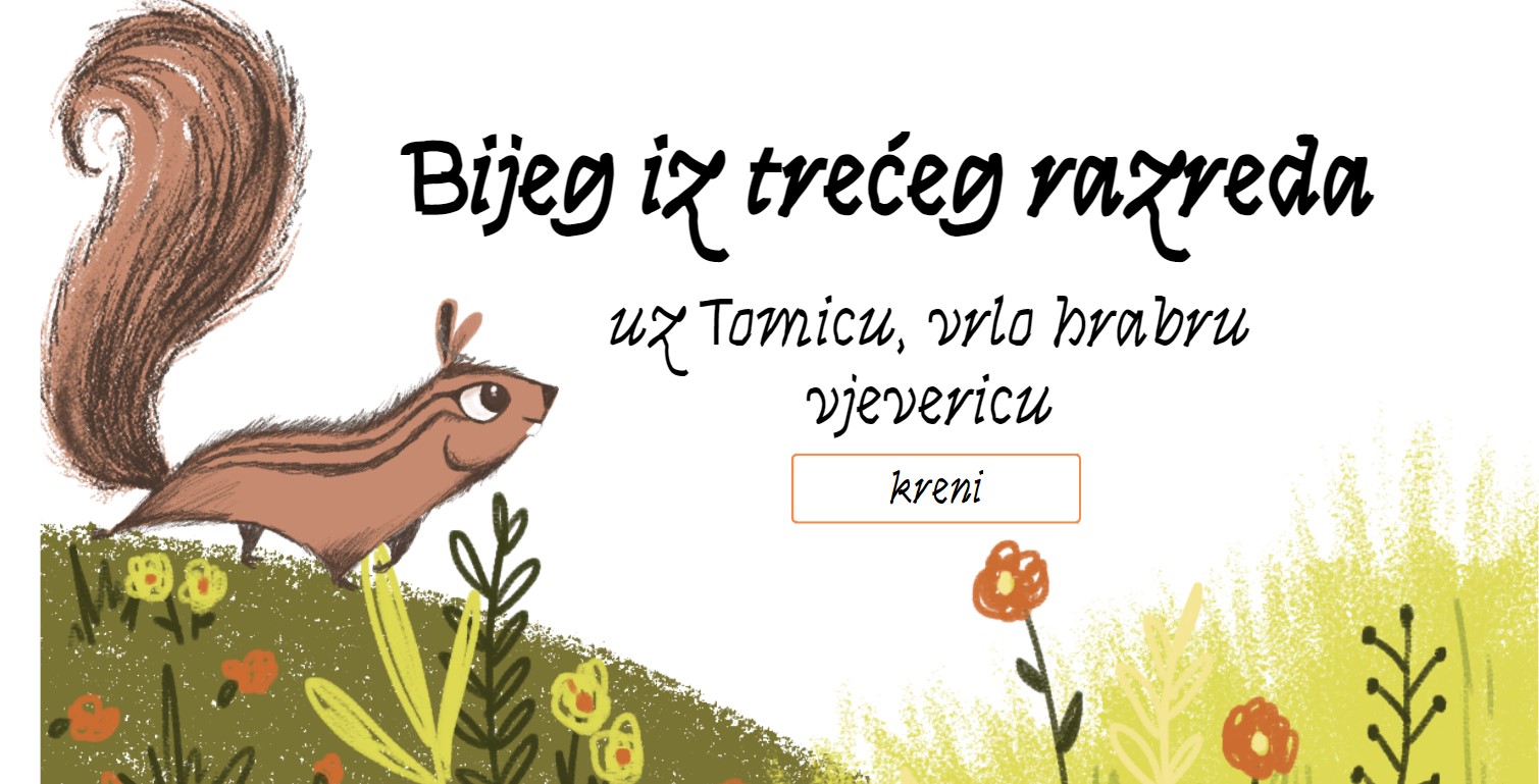 BIJEG IZ TREĆEG RAZREDA (digitalni alat Genially)