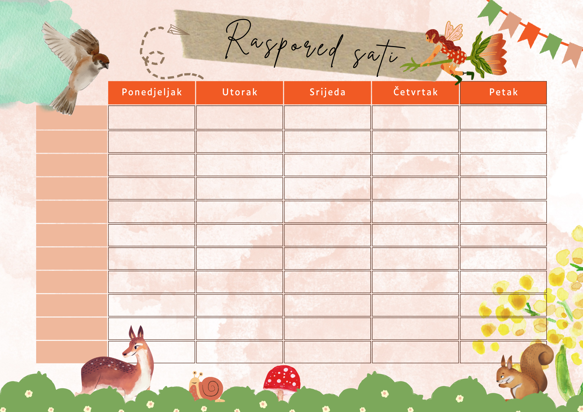 NOVI FANCY RASPORED SATI