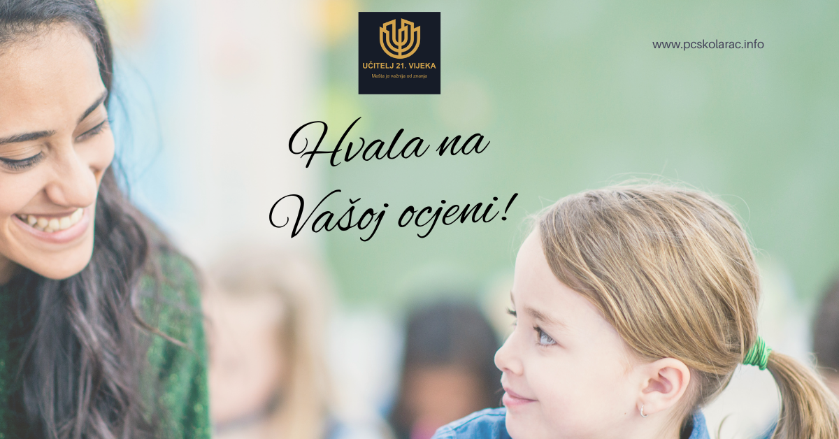 HVALA NA VAŠOJ OCJENI!